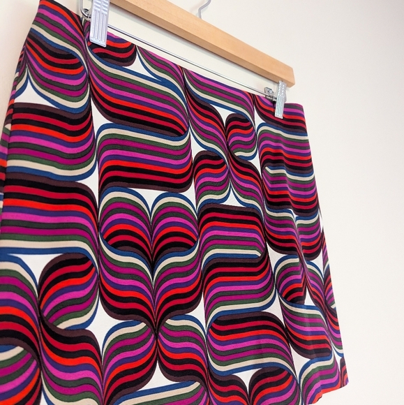 Trina Turk Pink Patterned Mini Skirt - Picture 4 of 4